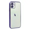 İphone 11 Kılıf  Lensli  - Mor