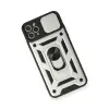 İphone 11 Pro Kılıf Pars Lens Yüzüklü  - Gümüş