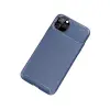 İphone 11 Pro Max Kılıf Auto Fus Karbon Kapak - Lacivert