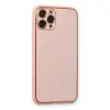 İphone 11 Pro Max Kılıf Co Deri  Kapak - Pembe