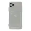 İphone 11 Pro Max Kılıf Kart Şeffaf  - Şeffaf