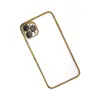 İphone 11 Pro Max Kılıf  Lensli  - Gold