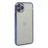 İphone 11 Pro Max Kılıf  Lensli  - Mor