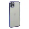 İphone 11 Pro Max Kılıf  Lensli  - Mor