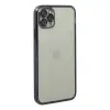 İphone 11 Pro Max Kılıf  Lensli  - Siyah