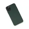 İphone 11 Pro Max Kılıf Nano İçi Kadife  - Koyu Yeşil