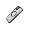İphone 11 Pro Max Kılıf Prag Magneticsafe Kapak - Koyu Yeşil
