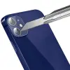 iPhone 12 6.1 Hat-Prince 9H 3D Full Tempered Cam Kamera Koruyucu-(5775)