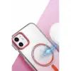 İphone 12 Glossy Magsafe Kapak - Mor