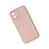 İphone 12 Kılıf Co Deri  Kapak - Pembe