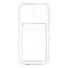 İphone 12 Kılıf Kart Şeffaf  - Şeffaf