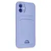 İphone 12 Kılıf Kelvin Kartvizitli  - Lila