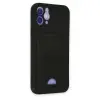 İphone 12 Kılıf Kelvin Kartvizitli  - Siyah