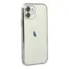 İphone 12 Kılıf  Lensli  - Gümüş