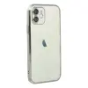 İphone 12 Kılıf  Lensli  - Gümüş