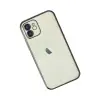 İphone 12 Kılıf  Lensli  - Siyah