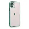 İphone 12 Kılıf  Lensli  - Yeşil