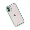 İphone 12 Kılıf  Lensli  - Yeşil