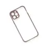 İphone 12 Kılıf Miami Şeffaf  - Açık Mor