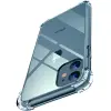 İPhone 12 Mini  5.4 Anti-Drop Silikon Kılıf Shockproof Şeffaf  kılıf-(5775)