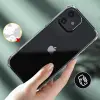 İPhone 12 Mini  5.4 Anti-Drop Silikon Kılıf Shockproof Şeffaf  kılıf-(5775)