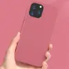 iPhone 12 Mini  5.4 Lansman Kılıf İçi Kadife Soft Silikon Kılıf-(5775)