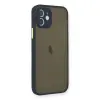 İphone 12 Mini Kılıf Montreal  Kapak - Lacivert