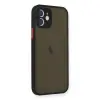 İphone 12 Mini Kılıf Montreal  Kapak - Siyah