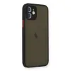 İphone 12 Mini Kılıf Montreal  Kapak - Siyah