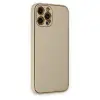 İphone 12 Pro Kılıf Co Deri  Kapak - Gold