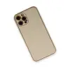 İphone 12 Pro Kılıf Co Deri  Kapak - Gold