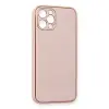İphone 12 Pro Kılıf Co Deri  Kapak - Pembe