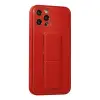İphone 12 Pro Kılıf Co Deri Standlı Kapak - Kırmızı