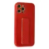 İphone 12 Pro Kılıf Co Karbon Standlı Kapak - Kırmızı