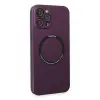 İphone 12 Pro Kılıf Jack Magneticsafe Lens  - Mürdüm