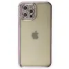 İphone 12 Pro Kılıf Joke Taşlı  - Mor