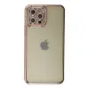 İphone 12 Pro Kılıf Joke Taşlı  - Pembe