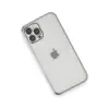İphone 12 Pro Kılıf  Lensli  - Gümüş