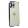 İphone 12 Pro Kılıf  Lensli  - Lacivert