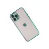 İphone 12 Pro Kılıf  Lensli  - Yeşil