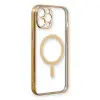 İphone 12 Pro Kılıf Magneticsafe Lazer  - Gold