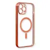 İphone 12 Pro Kılıf Magneticsafe Lazer  - Kırmızı