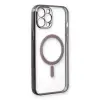 İphone 12 Pro Kılıf Magneticsafe Lazer  - Siyah