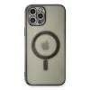 İphone 12 Pro Kılıf Magneticsafe Lazer  - Siyah
