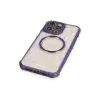 İphone 12 Pro Kılıf Prag Magneticsafe Kapak - Derin Mor