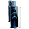 İPhone 12 Pro Max 2İN1 Full Glue Tempered Cam Ekran Koruyucu +Kamera Lens Set-(5775)