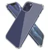 İPhone 12 Pro Max 6.7 Anti-Drop Silikon Kılıf Shockproof Şeffaf  kılıf-(5775)