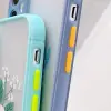 iPhone 12 Pro Max 6.7inç Kamera Korumalı Çiçek Desenli Silikon Kılıf-(5775)