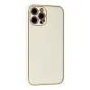 İphone 12 Pro Max Kılıf Co Karbon  - Beyaz