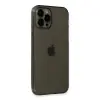 İphone 12 Pro Max Kılıf Fly Lens  - Siyah